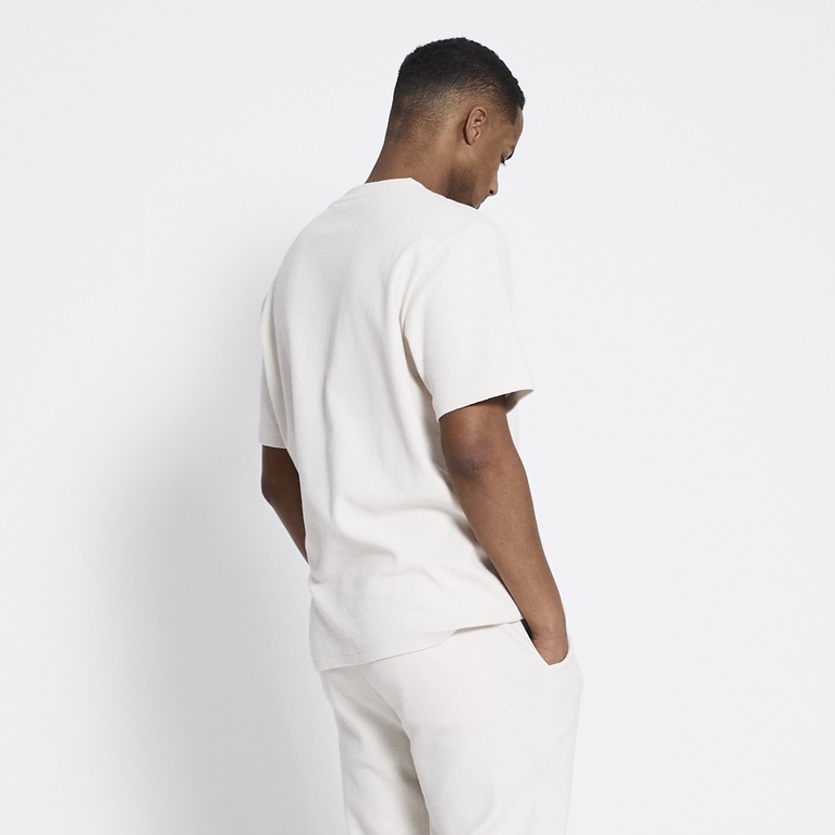 Structured tee "Love Structure" Light Beige